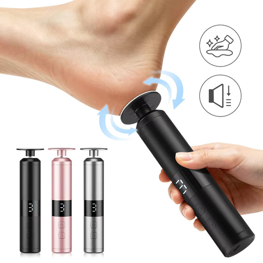 Professional 2-in-1 Rechargeable Electric Foot Callus Remover & Nail Care Grinder