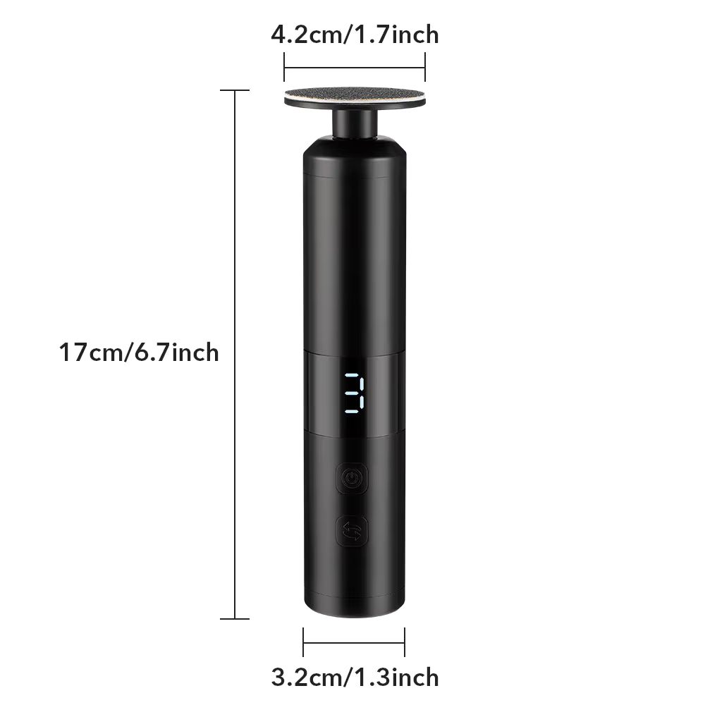 Professional 2-in-1 Rechargeable Electric Foot Callus Remover & Nail Care Grinder